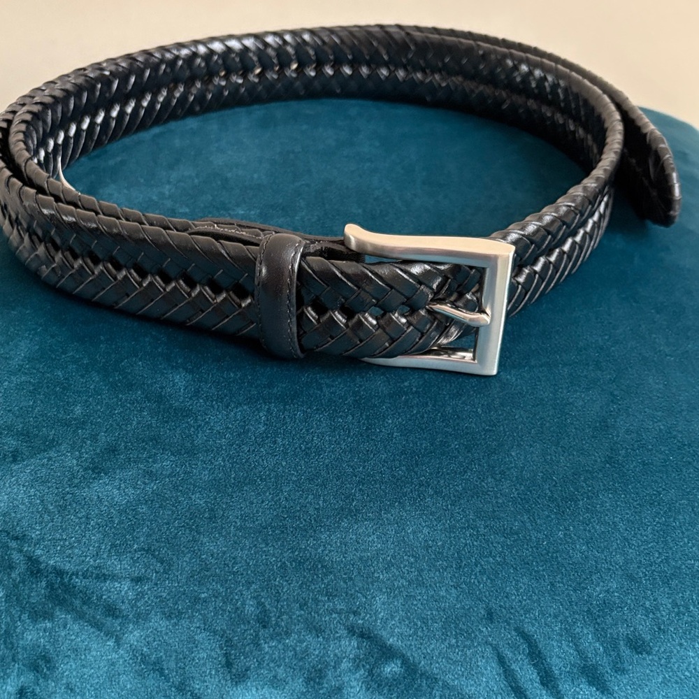 Black Braided Belt